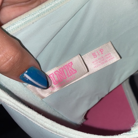 LIKE NEW~VICTORIAS SECRET PINK CRISS CROSS BRALETTE~S - Picture 5 of 6